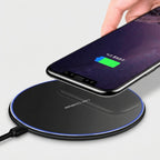 Svart med USB-C-laddkabel